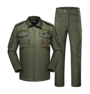 Customized Olive Green Hitam Hutan Camo 728 Pakaian Taktis Seragam Kostum Kamuflase