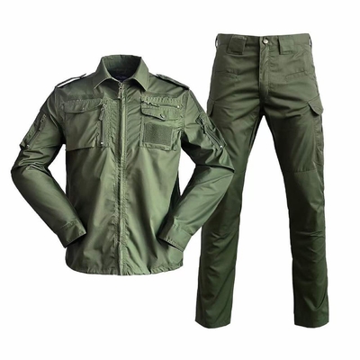 Customized Olive Green Hitam Hutan Camo 728 Pakaian Taktis Seragam Kostum Kamuflase