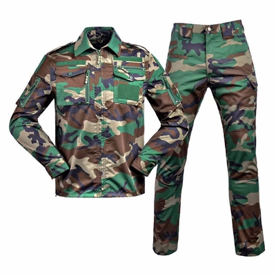 Customized Olive Green Hitam Hutan Camo 728 Pakaian Taktis Seragam Kostum Kamuflase