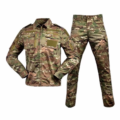 Customized Olive Green Hitam Hutan Camo 728 Pakaian Taktis Seragam Kostum Kamuflase