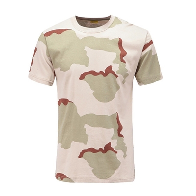 Cina Xinxin Produsen Kamuflase Putaran Leher Pure Cotton lengan pendek T-shirt Latihan Taktis