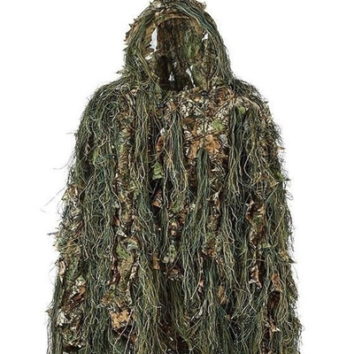 China Xinxin Taktis Berburu Di Luar Ruang Pelatihan tahan lama Kamuflase Waterproof Bernafas 3D Leaf Ghillie Suit