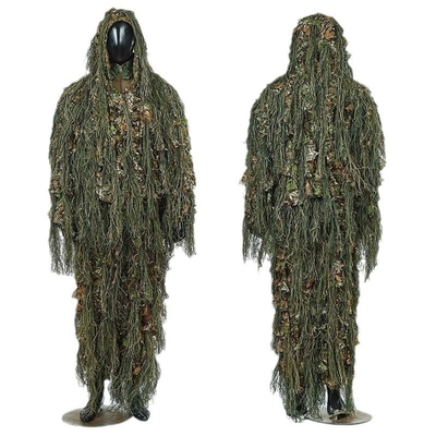 China Xinxin Taktis Berburu Di Luar Ruang Pelatihan tahan lama Kamuflase Waterproof Bernafas 3D Leaf Ghillie Suit