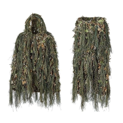 China Xinxin Taktis Berburu Di Luar Ruang Pelatihan tahan lama Kamuflase Waterproof Bernafas 3D Leaf Ghillie Suit