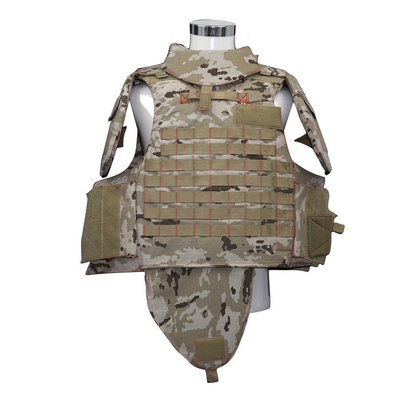 Heavy Duty Nylon Tactical Molle Vest dengan tali yang dapat disesuaikan dan sabuk bahu yang dapat dilepas