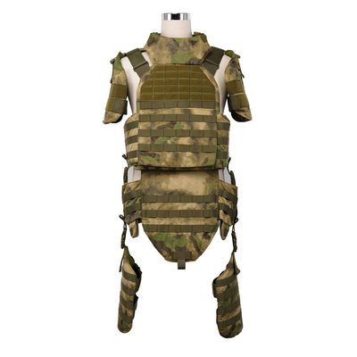 Heavy Duty Nylon Tactical Molle Vest dengan tali yang dapat disesuaikan dan sabuk bahu yang dapat dilepas