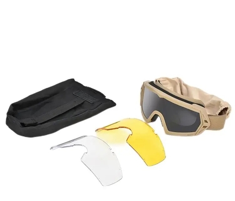 Tacticak Outdoor Gear Eye Protective Goggles Anti Fog Kacamata Berburu Bersepeda