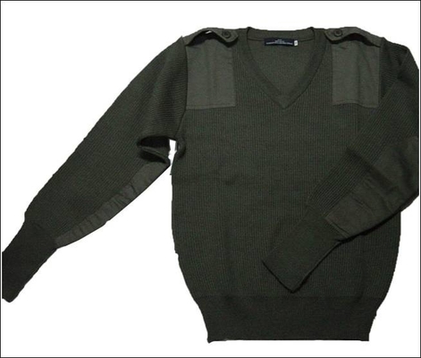 Pullover militer, sweater polisi, sweater wol, sweater polyester wol