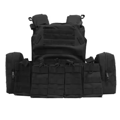 Oxford Kain Plat Carrier Waterproof Vest Kamuflase Peralatan Taktis untuk Latihan Taktikal