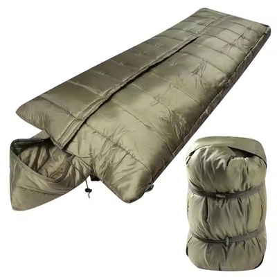 Customized Outdoor Camping Hiking Ringan Waterproof Musim Dingin Unisex Bertudung Tas Tidur