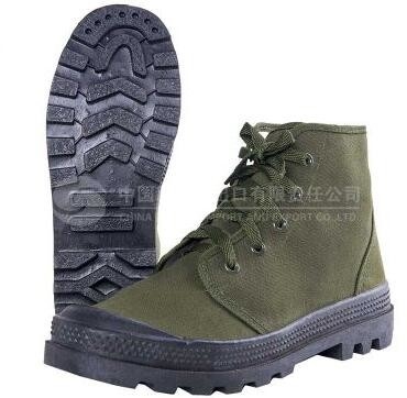 Canvas Combat boot, Taktis Boots Anti Slip boot, bot kanvas militer