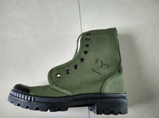 Canvas Combat boot, Taktis Boots Anti Slip boot, bot kanvas militer