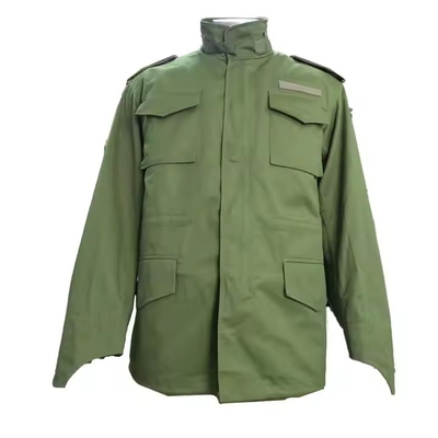 Kualitas tinggi tahan air mata Winter Green Field Coat Taktis M65 Jaket Untuk Pria Latihan hiking Dan Olahraga Luar Ruangan