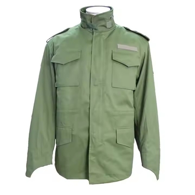 Kualitas tinggi tahan air mata Winter Green Field Coat Taktis M65 Jaket Untuk Pria Latihan hiking Dan Olahraga Luar Ruangan