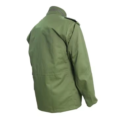 Kualitas tinggi tahan air mata Winter Green Field Coat Taktis M65 Jaket Untuk Pria Latihan hiking Dan Olahraga Luar Ruangan