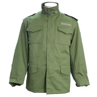 Kualitas tinggi tahan air mata Winter Green Field Coat Taktis M65 Jaket Untuk Pria Latihan hiking Dan Olahraga Luar Ruangan