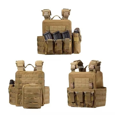 Outdoor taktis multi-fungsi kamuflase waterproof Oxford vest untuk pelatihan taktis dan kegiatan di luar ruangan