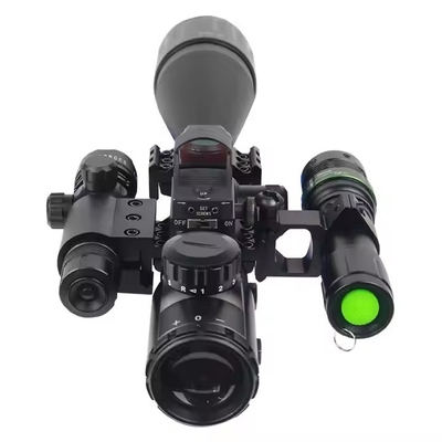 Mini Red Dot Sight+Red Laser Sight Scope Hunting Combo Optical Scope Reflex Sight Scope untuk Perburuan Taktis