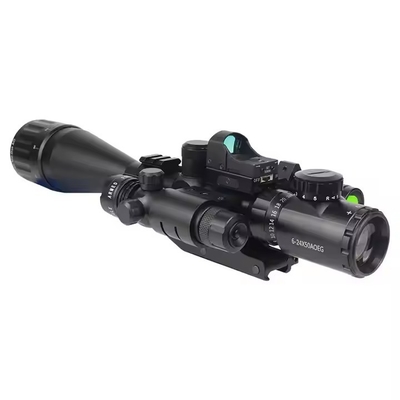 Mini Red Dot Sight+Red Laser Sight Scope Hunting Combo Optical Scope Reflex Sight Scope untuk Perburuan Taktis