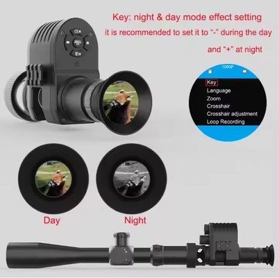 Night Vision-4K Jarak Panjang Night Vision Scope Untuk Berburu Monocular untuk orang dewasa Latihan taktis dan berburu