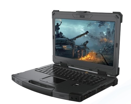 militer memperkuat notebook, memperkuat labtop, 14 inci Single Screen Rugged Portable Laptop