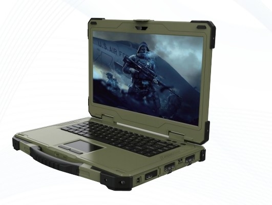 militer memperkuat notebook, memperkuat labtop, 14 inci Single Screen Rugged Portable Laptop