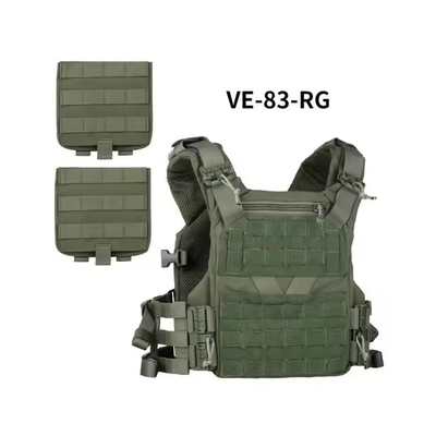 Ringan West Molle Cepat Rilis Laser Cut Multicam Oxford Kain Taktis Vest Plat Pembawa