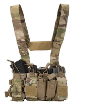 Tali Velcro Adjustable Combat Taktical Vest Ch020 Dengan Sistem Molle / PALS