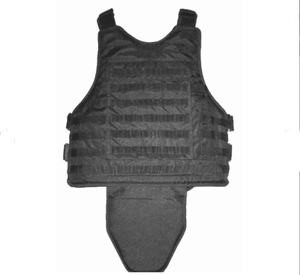 UHMWPE Concealable Stab Proof Army Bullet Proof Vest 9mm Untuk FMJ