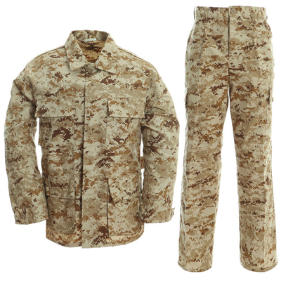 Pria BDU Rip Stop Celana + Jaket EDC Celana Tempur Taktis Seragam Militer dengan Desert Digital Kamuflase