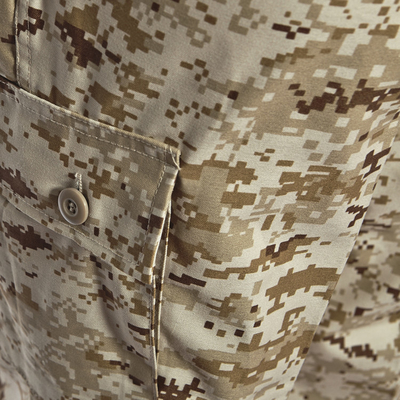 Pria BDU Rip Stop Celana + Jaket EDC Celana Tempur Taktis Seragam Militer dengan Desert Digital Kamuflase