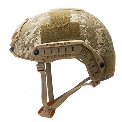 Helm Kebakaran Hutan Serat Aramid Kevlar Densitas Tinggi dengan Sistem Cepat Ops-Core, Shell UHMWPE dan Helm Taktis Mich