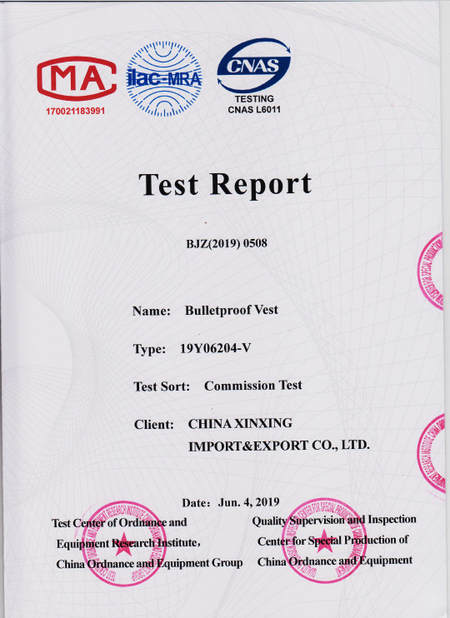 Cina Shenzhen Xinxing Southern Industrial Development Co., Ltd. Sertifikasi